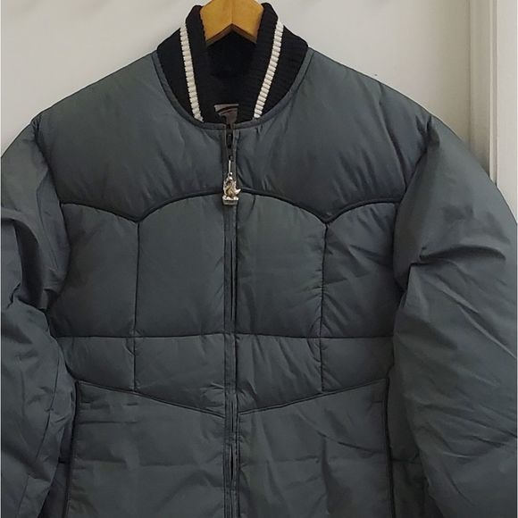 🤩New with tags Rare Vintage Comfy down puffer gray jacket size men's S - Picture 2 of 10